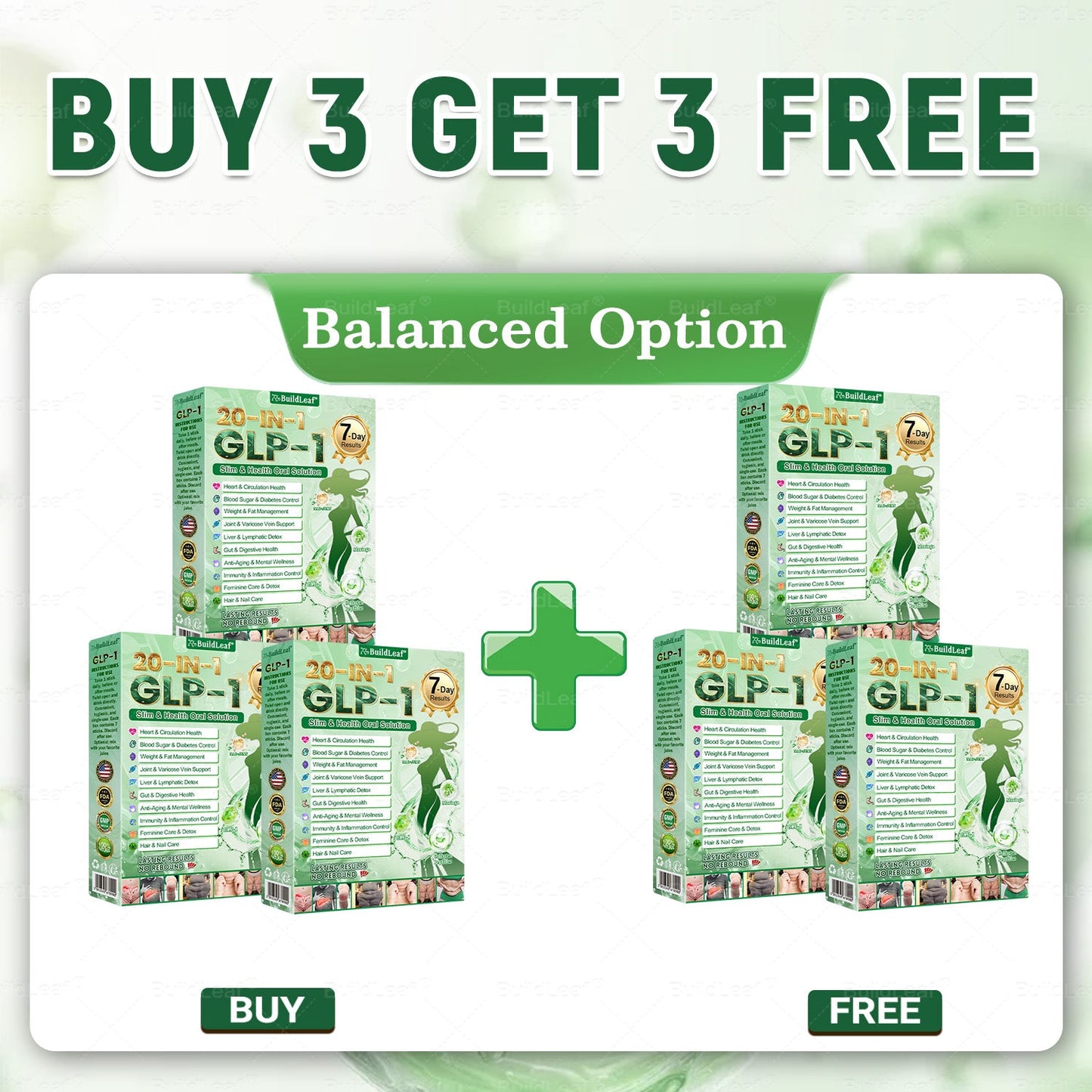BuildLeaf® Only 5 boxes left! ⏰🎉We're offering you an additional 30% discount! Get yourself in shape and healthy. Miss out now, and you won't have another chance until next year.